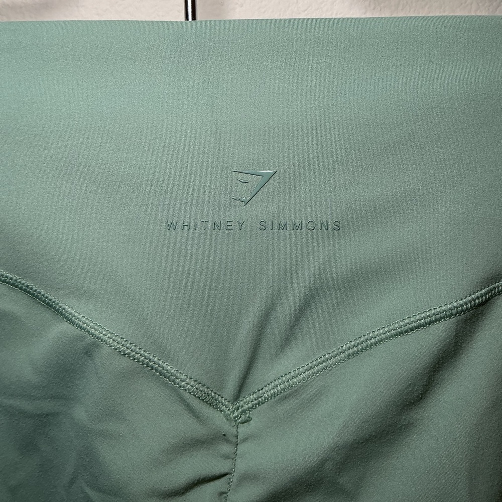Gymshark Green High-Waisted Leggings, in excellent condition. - Picture 3 of 4